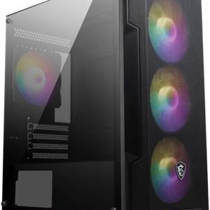 MSI MAG Forge M100A Akrilik Mesh 4x120mm Auto RGB Fan USB 3.2 Micro-ATX Tower Gaming (Oyuncu) Kasa
