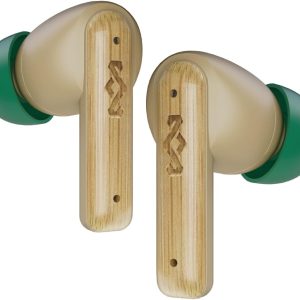 Marley Little Bird True Wireless Bluetooth Kulaklıklar Dahili Mikrofonlu IPX4, Kulak İçi Kulaklıklarda 24 Saat Çalma Süresi, USB-C Hızlı Şarjlı Kulaklık Kılıfı, Krem