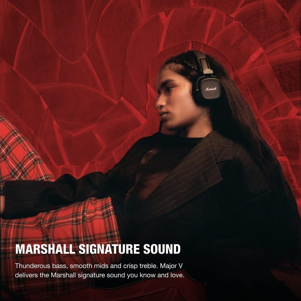 Marshall Major V Bluetooth, OE, Siyah - Görsel 2