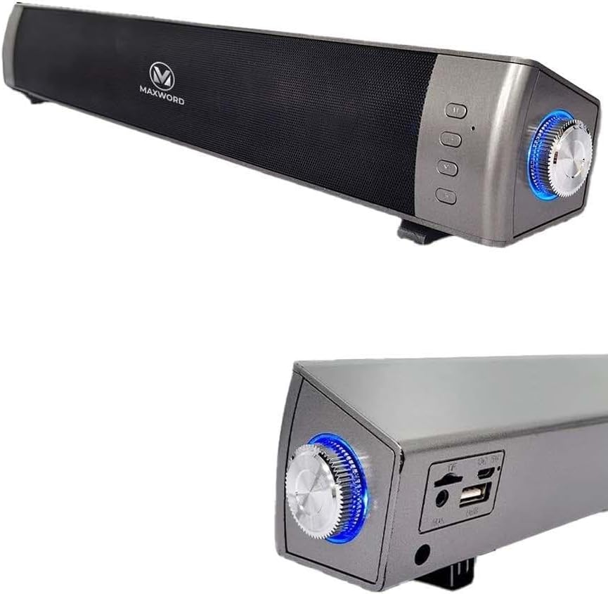 Maxword SLC-40USB-BT Şarjlı Soundbar 40 Watt Bluetooth USB Şarjlı (46x7x6 cm)