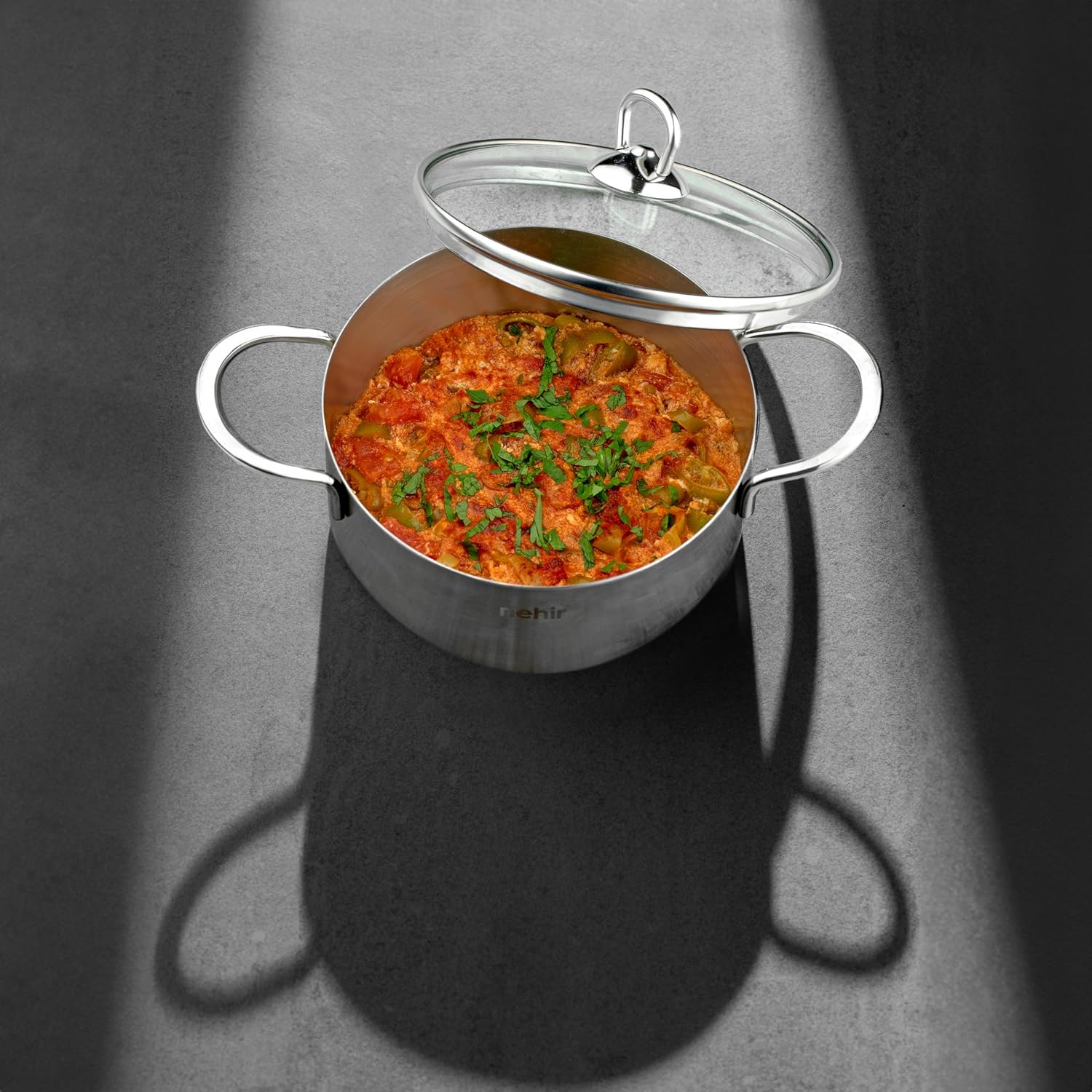 Nehir Silver 6 Parça Paslanmaz Çelik Mini Tencere Seti (12-14-16 cm) - Görsel 3