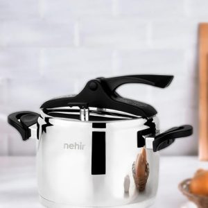 Nehir Silver Trend Paslanmaz Çelik 4 Litre Düdüklü Tencere