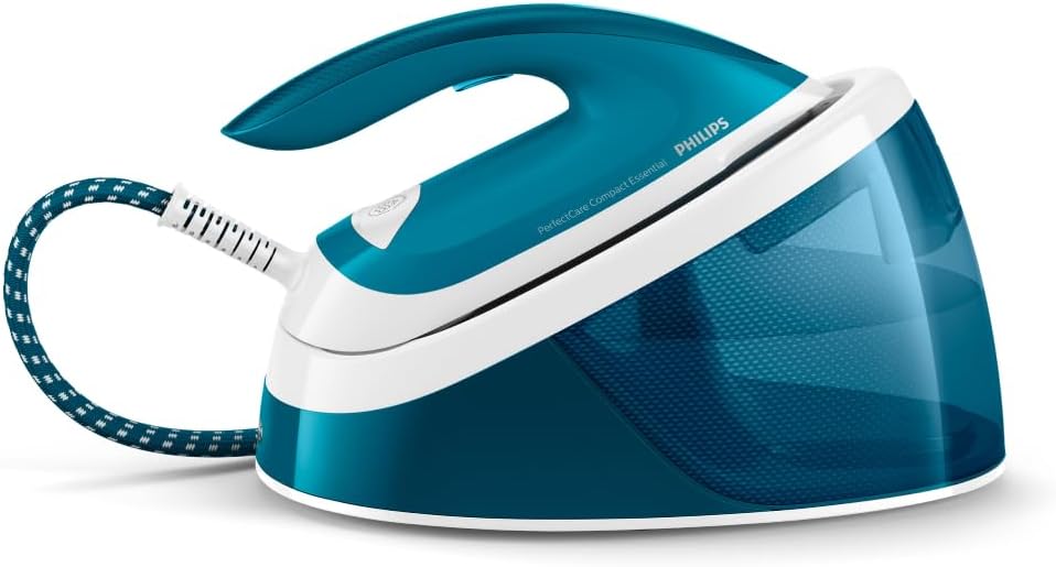 Philips PerfectCare Compact Essential Buhar Kazanlı Ütü — 2x Daha Fazla Buhar, Yanık Yok, OptimalTEMP, 6 Bar Basınç, 360 g Şok Buhar, 1.3 L Tank, Hafif, Kolay Saklama (GC6815/20) - Görsel 2