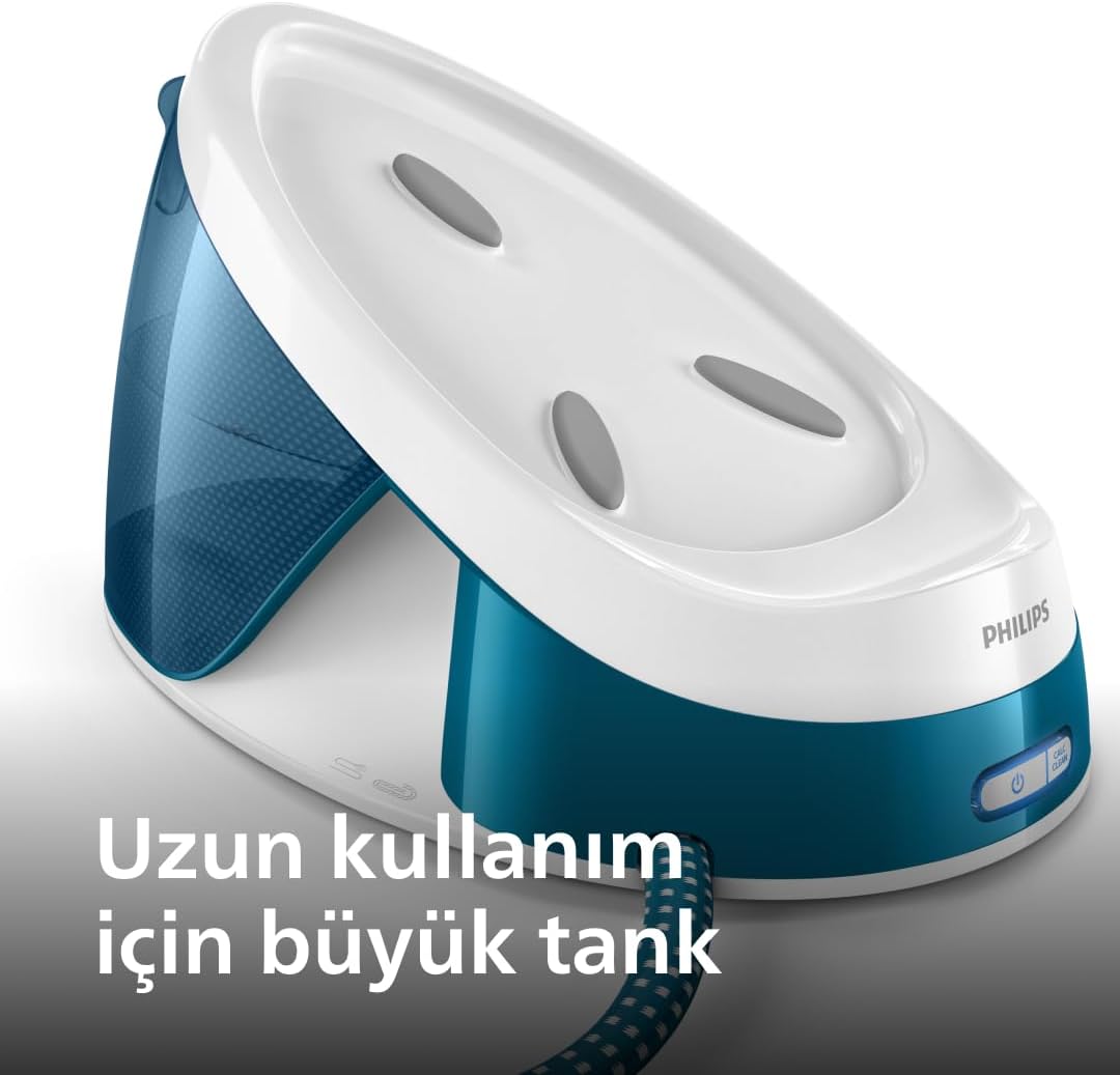 Philips PerfectCare Compact Essential Buhar Kazanlı Ütü — 2x Daha Fazla Buhar, Yanık Yok, OptimalTEMP, 6 Bar Basınç, 360 g Şok Buhar, 1.3 L Tank, Hafif, Kolay Saklama (GC6815/20) - Görsel 5