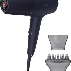 Philips Saç Kurutma Makinesi, ThermoShield Isı Koruması, 4 Kat İyonik Bakım, 110 km/s Hava Akışı, Daha Hızlı Kurutma, 3 Isı ve 2 Hız Ayarı, Soğuk Hava Üfleme, 2300W Güçlü Performans, BHD510/10