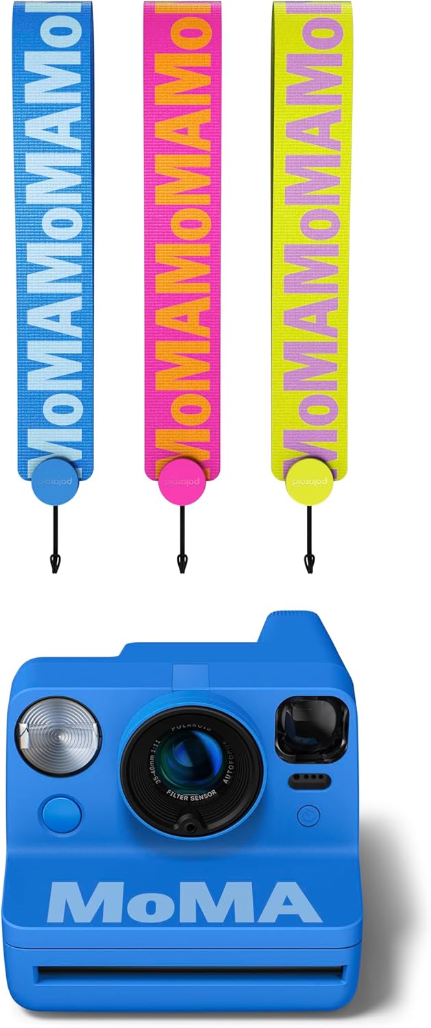 Polaroid Now Generation 3 Fotoğraf Makinesi MoMa Edition, Mavi - Görsel 5