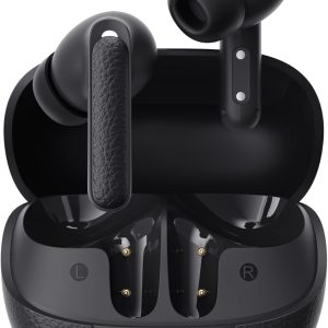 QCY Buds Anc HT15 Bluetooth Kulaklık - 45 dB. ANC - 6 Mikrofon ENC - Çift Cihaz Gürültü Engelleme iPX4 Siyah