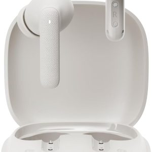 QCY Buds Bluetooth Kulaklık - Şık Tasarım - iPX4-35 Saat Ultra Uzun Pil Ömrü - Düşük Gecikme 0.06s -AI Beyaz