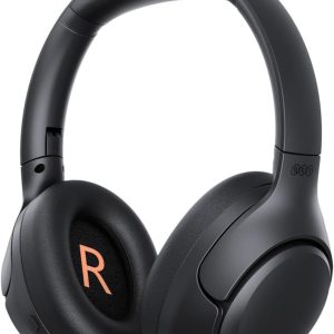 QCY H3 Hybrid ANC Hi-Res Bluetooth 5.4 Kafaüstü Kablosuz Kulaklık Çift Cihaz Desteği Siyah