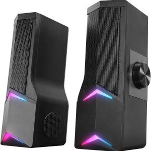 Rampage Elegant X10 2.0 Bluetooth'lu Rms 3W*2 RGB Işıklı Multimedia Usb 5V 45dB Gaming Oyuncu Speaker