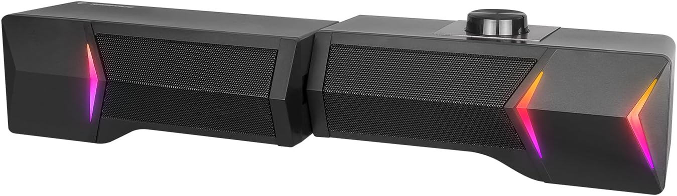 Rampage Elegant X10 2.0 Bluetooth'lu Rms 3W*2 RGB Işıklı Multimedia Usb 5V 45dB Gaming Oyuncu Speaker - Görsel 2