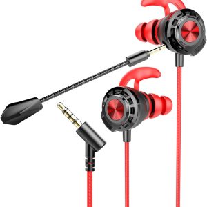 Rampage RM-K36 PROUD 3,5mm Gaming Kırmızı Kulak İçi Mikrofonlu Kulaklık, Standart