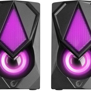 Rampage RMS-G19 2.0 5 Watt LED Işıklı Siyah Multimedia Speaker