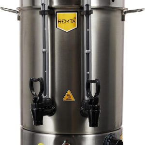 Remta R13 Standart Çay Makinesi, 120 Bardak, Gümüş Rengi, 2000 W, Paslanmaz Çelik Tüp Rezistans