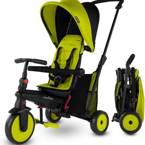 SmarTrike STR3 Plus 5’i 1 Arada Modüler Katlanabilir Bebek Arabası ve Üç Tekerlekli Bebek Bisikleti Green