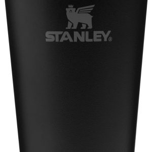 Stanley Adventure Stacking Pint Vakumlu Soğuk İçecek Bardağı, Mat Siyah, 0.47 Litre