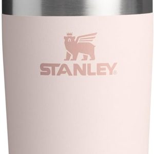 Stanley Cafe To-Go Travel Mug Termos Bardak, Pembe Kuvars (Rose Quartz), 0.35 Litre