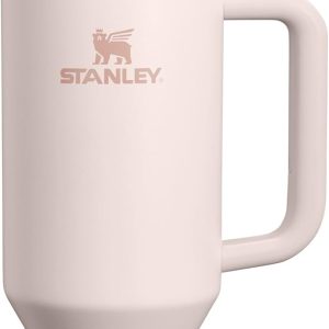 Stanley Quencher Pipetli Termos Bardak, Pembe Kuvars (Rose Quartz), 1.18 Litre
