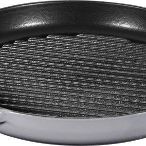 Staub Grill Pans Çift Kulplu Döküm Izgara Tava