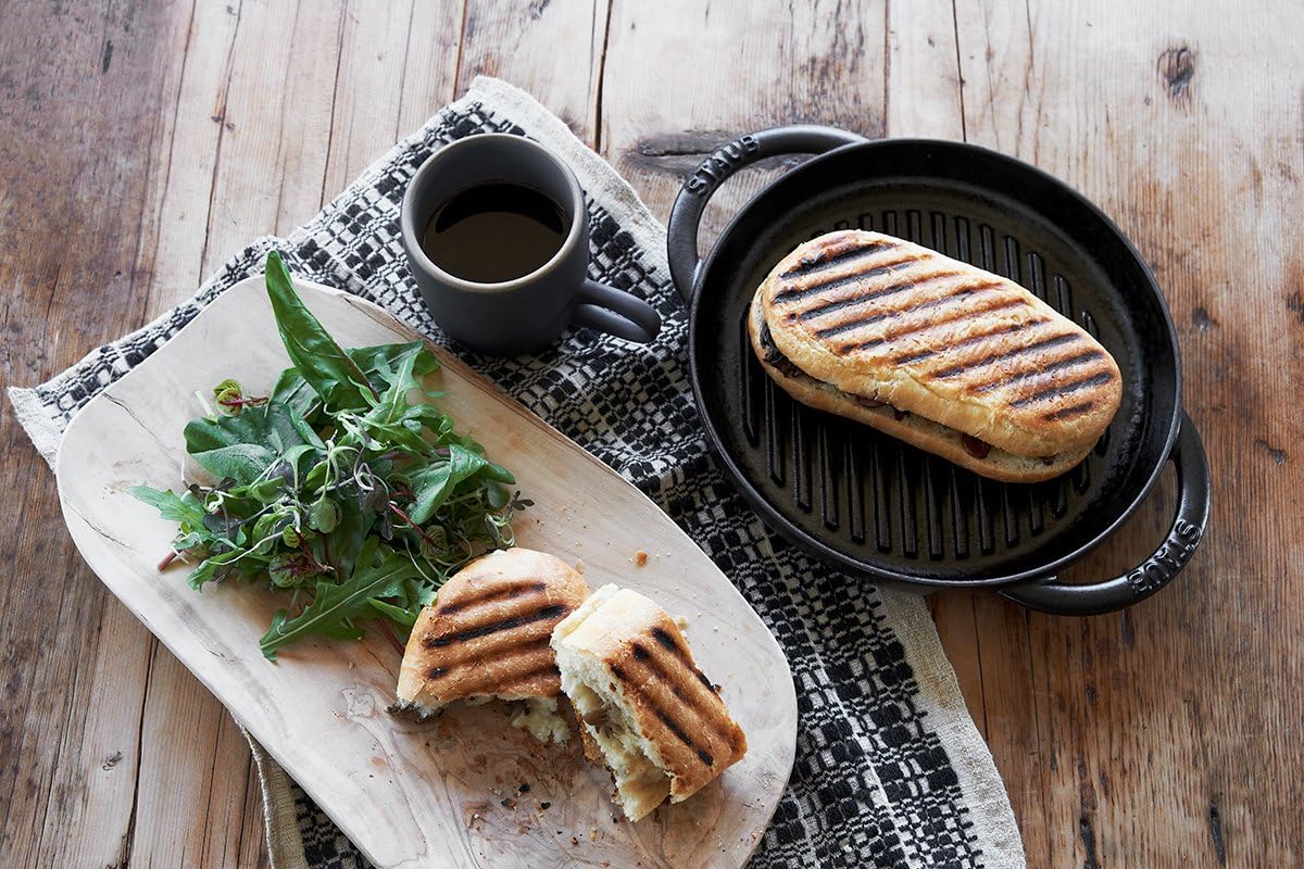 Staub Grill Pans Çift Kulplu Döküm Izgara Tava - Görsel 3