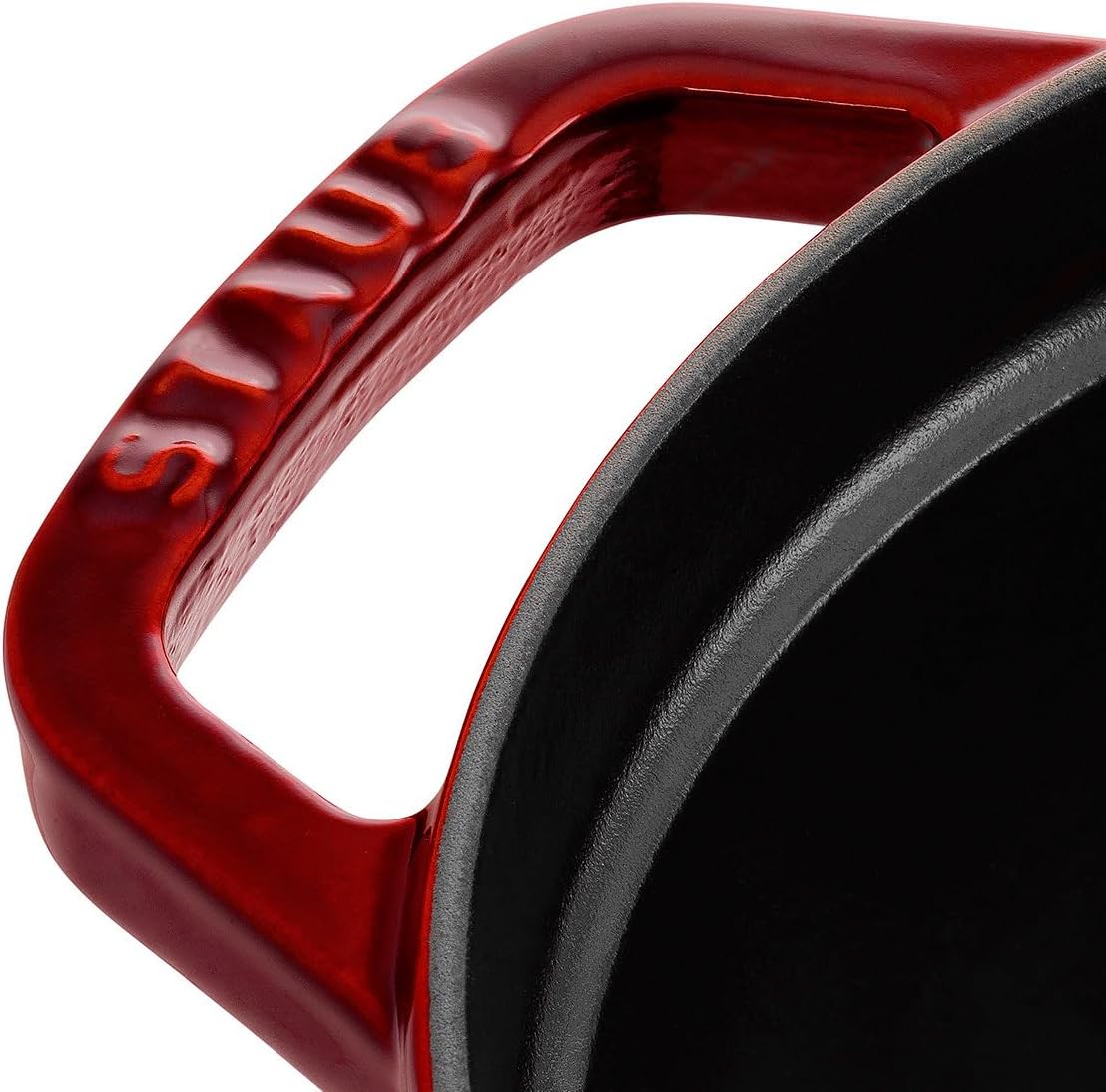 Staub La Cocotte Döküm Tencere, Döküm Demir, Bordo - Görsel 2