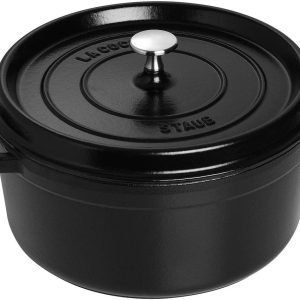 Staub La Cocotte Döküm Tencere, Siyah,24 cm