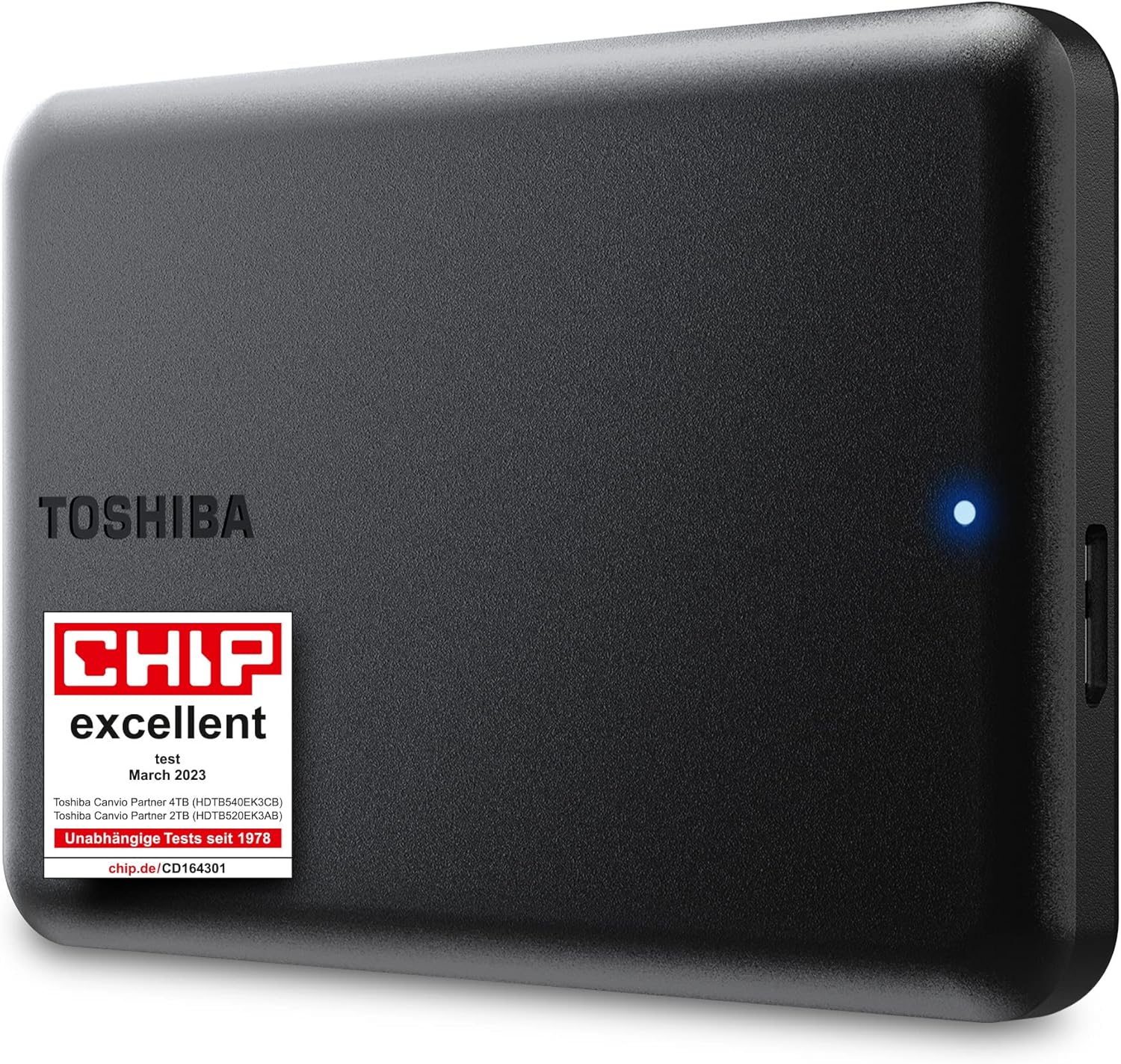 Toshiba Canvio Partner 2 TB taşınabilir 2, 5 inç harici HDD, USB 3.2 Gen 1, Mac ve Windows ile uyumlu, USB ile çalışır - Görsel 4