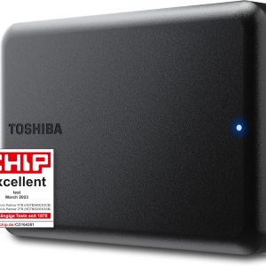 Toshiba Canvio Partner 4 TB taşınabilir 2, 5 inç harici HDD, USB 3.2 Gen 1, Mac ve Windows ile uyumlu, USB ile çalışır