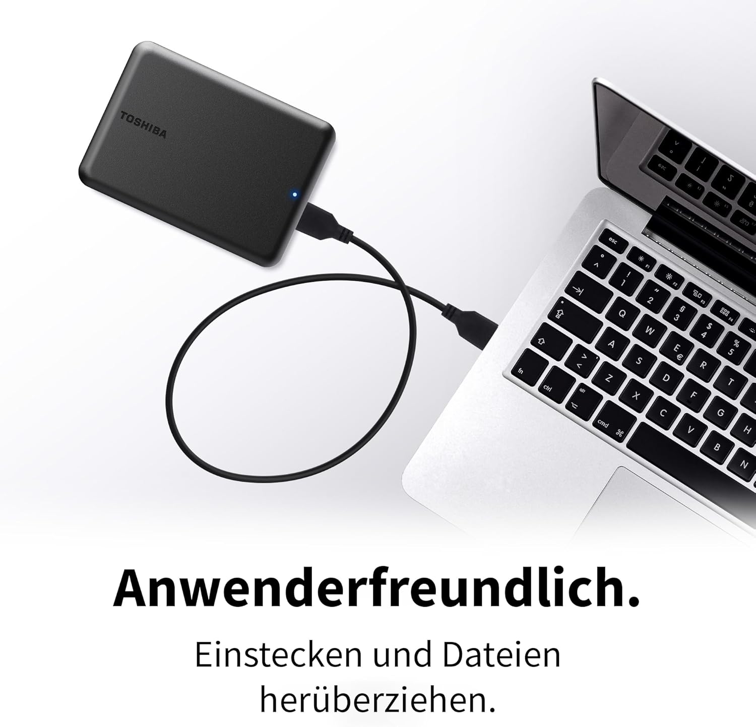 Toshiba Canvio Partner 4 TB taşınabilir 2, 5 inç harici HDD, USB 3.2 Gen 1, Mac ve Windows ile uyumlu, USB ile çalışır - Görsel 4