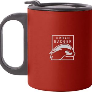 Urban Badger Paslanmaz Çelik Kırmızı Mug 300 ml, Dayanıklı Kamp Ekipmanları, Kamp Aksesuarları, Açık Hava Sporları, Doğa Sporları, Yürüyüş, Kamp Mutfağı, Kamp Malzemeleri