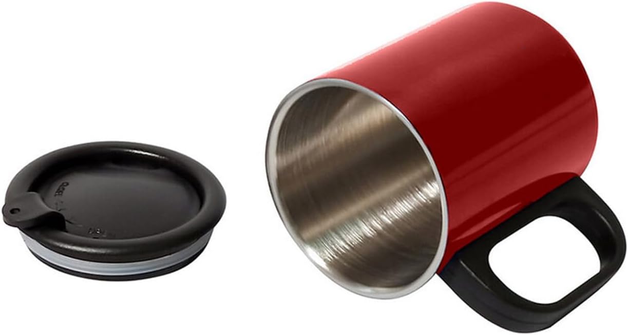 Urban Badger Paslanmaz Çelik Kırmızı Mug 300 ml, Dayanıklı Kamp Ekipmanları, Kamp Aksesuarları, Açık Hava Sporları, Doğa Sporları, Yürüyüş, Kamp Mutfağı, Kamp Malzemeleri - Görsel 2