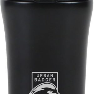 Urban Badger Pipetli kapaklı Siyah Çelik Termos 380 ML, Dayanıklı Kamp Ekipmanları, Kamp Aksesuarları, Açık Hava Sporları, Doğa Sporları, Yürüyüş, Kamp Mutfağı, Kamp Malzemeleri