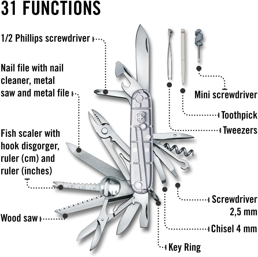 Victorinox 1.6794.T7 SwissChamp Çakı - Görsel 5