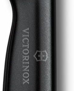 Victorinox 6.0943.3 IOTA Tırtıklı Kenar Çift Taraf Siyah Soyacak