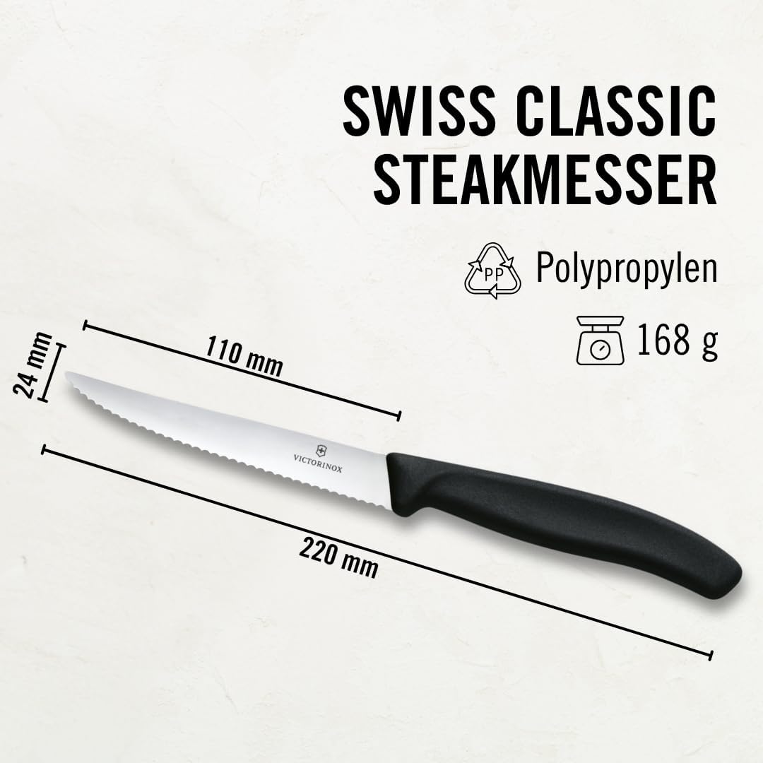 Victorinox 6.7233.6 Mutfak 6'lı Steak-Biftek Bıçağı (Blisterli) - Görsel 5