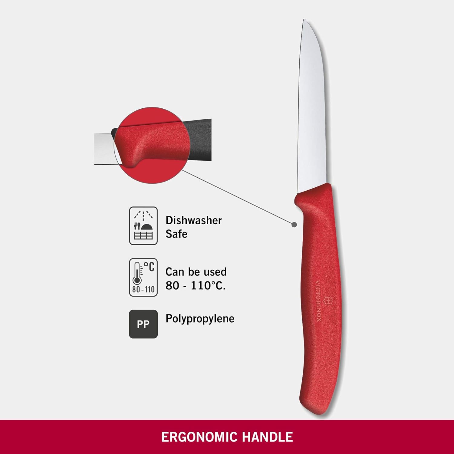 Victorinox 6.7401 SwissClassic 8cm Düz Soyma Bıçağı - Görsel 3