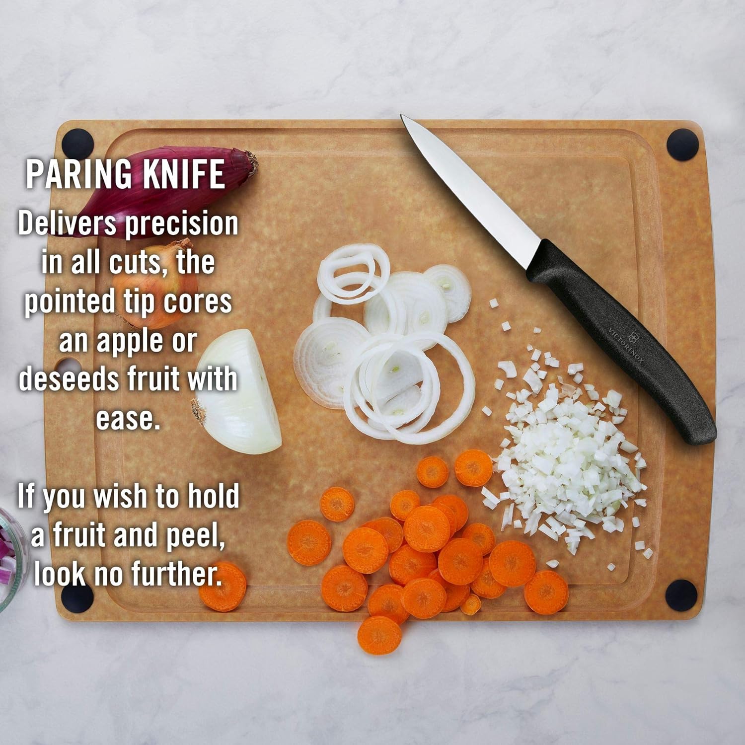 Victorinox 6.7603 Soyma Bıçağı, Unisex, Siyah, 8Cm - Görsel 4