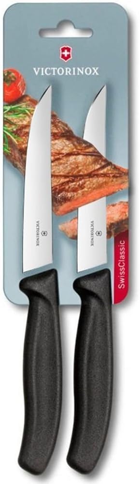 Victorinox 6.7903.12B İkili Blisterli 12 cm Steak-Biftek Bıçağı