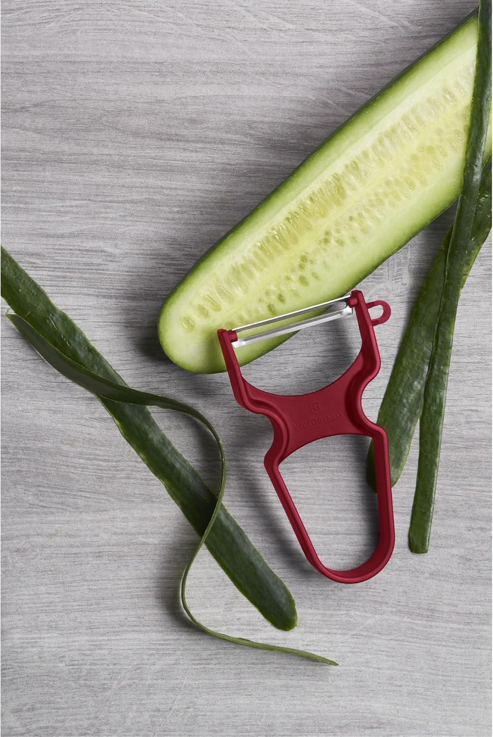 Victorinox Soyma Bıçağı Seti, 3 Parça Kırmızı - Görsel 2