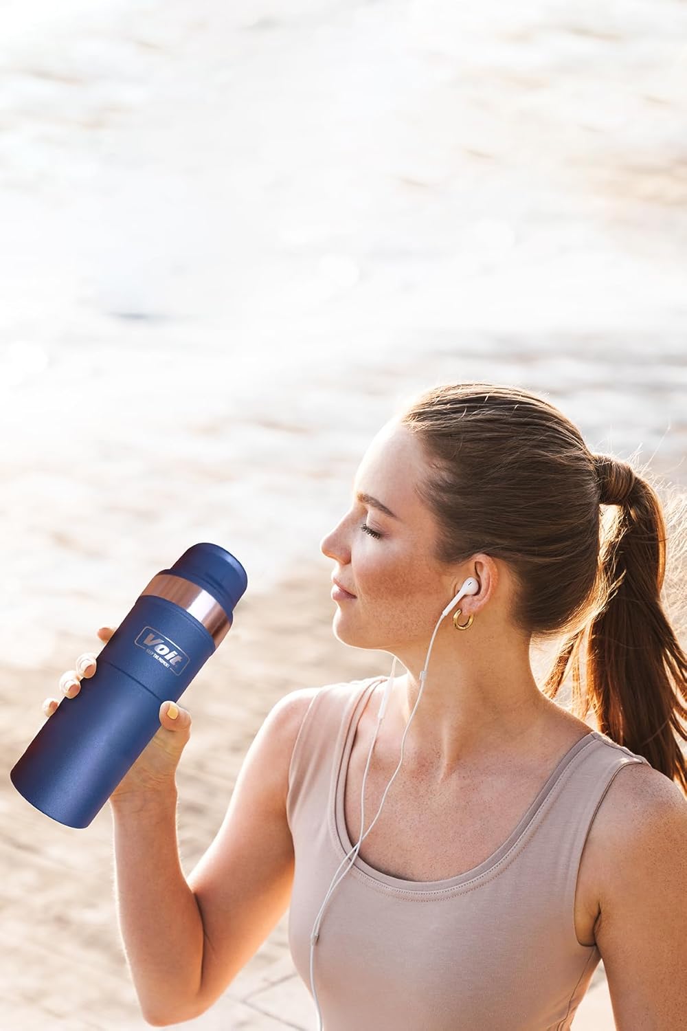 Voit Express Coffee Termos 510 ml, Mavi - Görsel 2