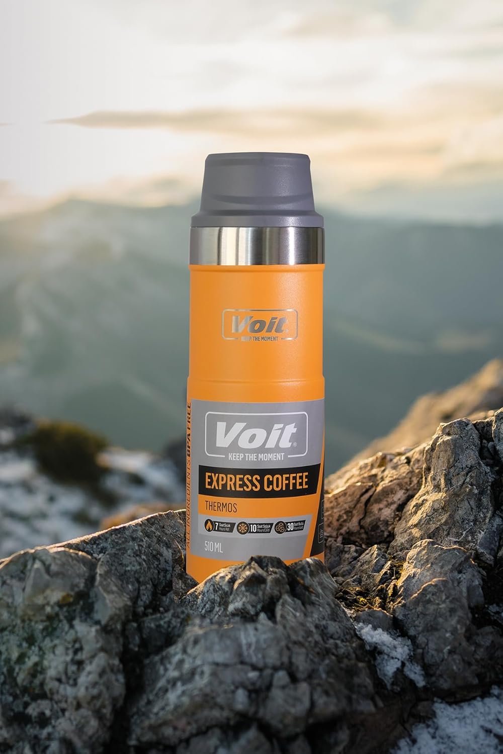 Voit Express Coffee Termos 510 ml, Sarı - Görsel 2