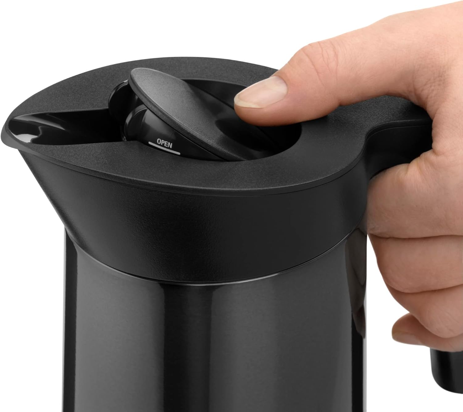 WMF Kineo Çelik Siyah Termos 1 lt - Görsel 5