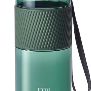 ZWILLING İçecek şişesi, BPA içermez, fitness, boş zaman ve ofis için su şişesi, tritan, koyu yeşil, 680 ml