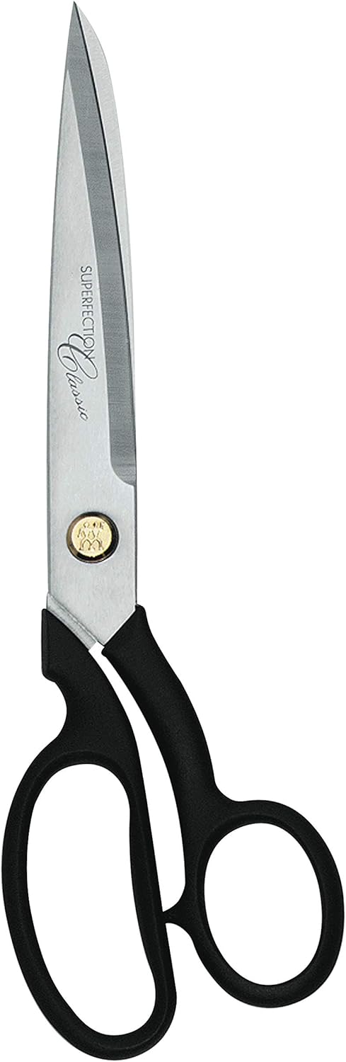 ZWILLING Superfection Klasik terzi makası, kumaş makası, uzunluk: 21 cm, özel paslanmaz çelik/plastik, siyah, 210 mm