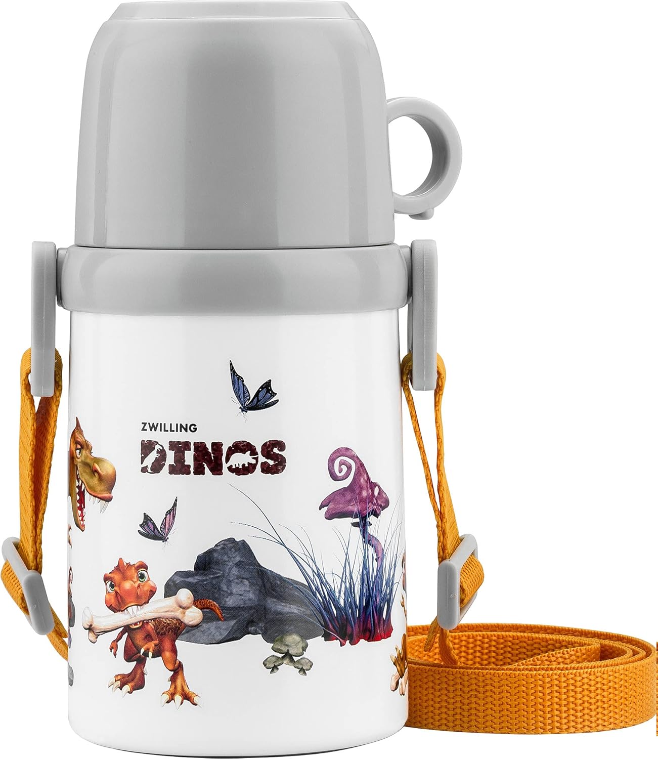 ZWILLING Thermo Isoleerfles Met Beker in Draagriem - 380 ml - Dino Marka ZWILLING