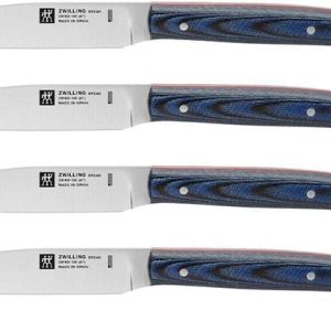 Zwilling 391620000 4'lü Biftek Bıçağı Seti, Mavi
