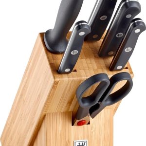 Zwilling 7 Parça Blok Bıçak Seti - Bambu Bloklu