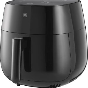 Zwilling Air Fryer/Sıcak Hava Fritözü, 4 L, 6 Program, 1.400 Watt, Yağsız Kızartma ve Pişirme, Tarif Kitabı Dahil, Siyah