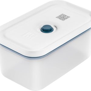 Zwilling Fresh & Save Vakumlu Saklama Kabı, M, Plastik, Yari Şeffaf-Akdeniz Mavisi