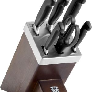 Zwilling Kendinden Bilemeli Bıçak Bloklu 7 Parça Bıçak Seti